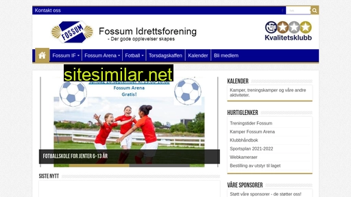 fossum-fotball.no alternative sites