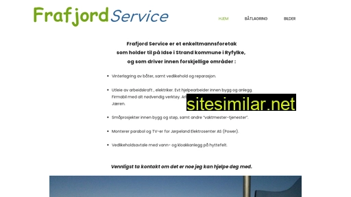 frafjordservice.no alternative sites