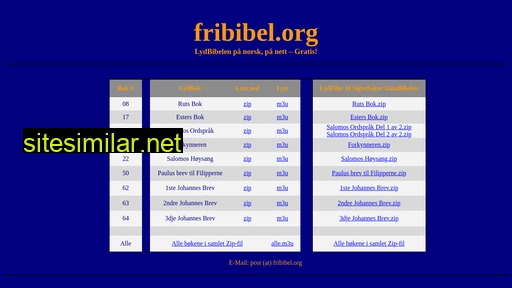 fribibel.no alternative sites