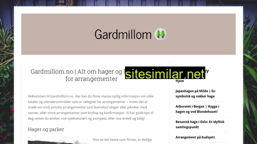 gardmillom.no alternative sites
