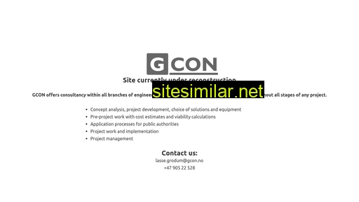 gcon.no alternative sites