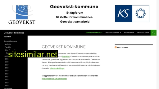 geovekst-kommune.no alternative sites