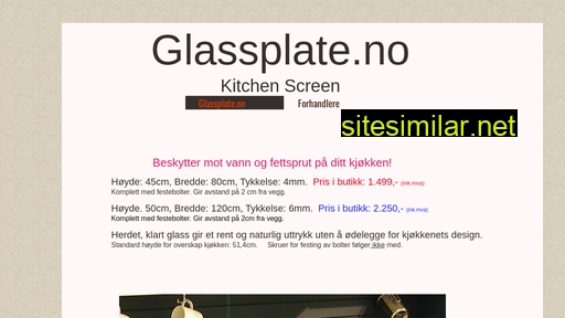 glassplate.no alternative sites