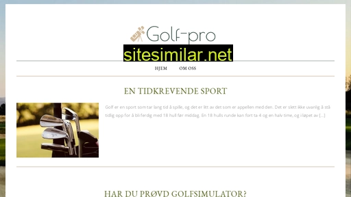 golf-pro.no alternative sites