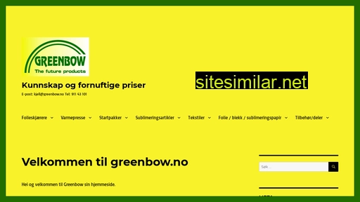 greenbow.no alternative sites