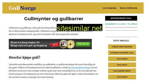 gullnorge.no alternative sites