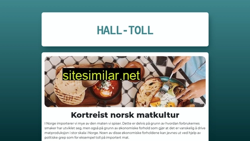 Hall-toll similar sites