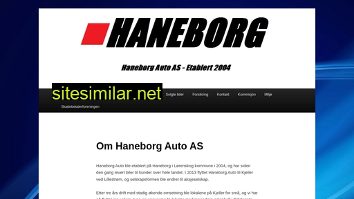Haneborgauto similar sites