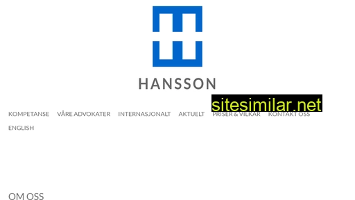 hanssonlaw.no alternative sites