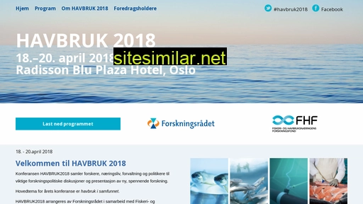 havbruk2018.no alternative sites