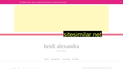 heidialexandra.no alternative sites
