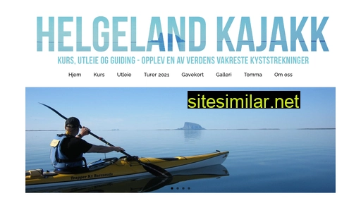 Helgelandkajakk similar sites