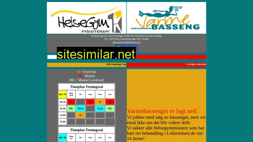 helsegym1.no alternative sites