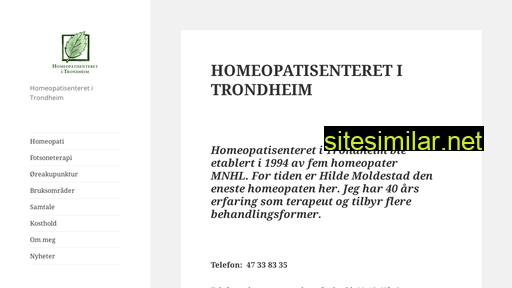homeopatisenteret.no alternative sites