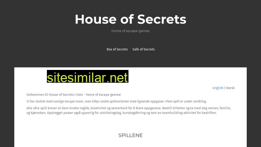 houseofsecrets.no alternative sites
