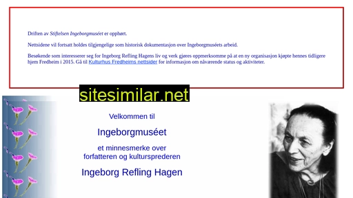 ingeborgmuseet.no alternative sites