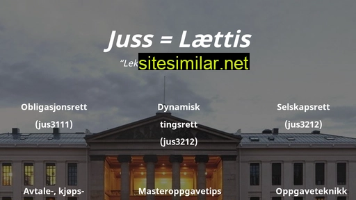 jusserlattis.no alternative sites