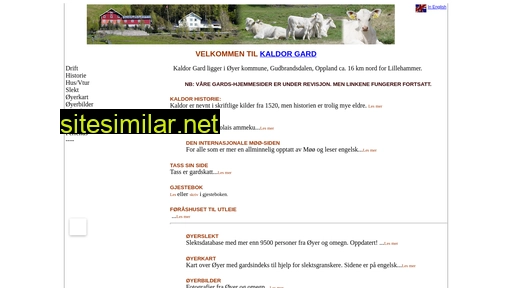 kaldor.no alternative sites