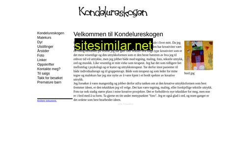 kondelureskogen.no alternative sites