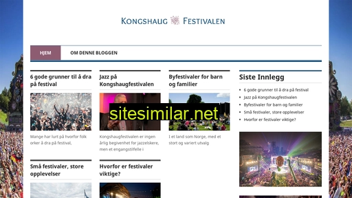 Kongshaugfestivalen similar sites
