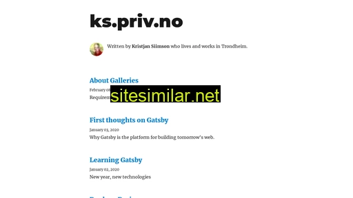 ks.priv.no alternative sites