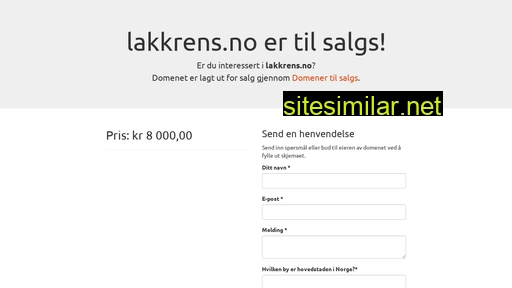 lakkrens.no alternative sites