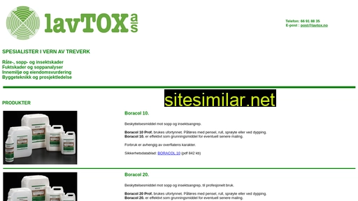 lavtox.no alternative sites