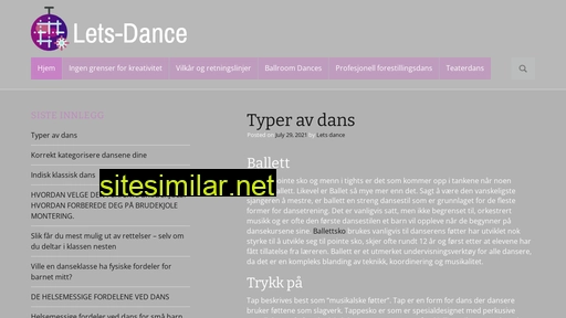 lets-dance.no alternative sites