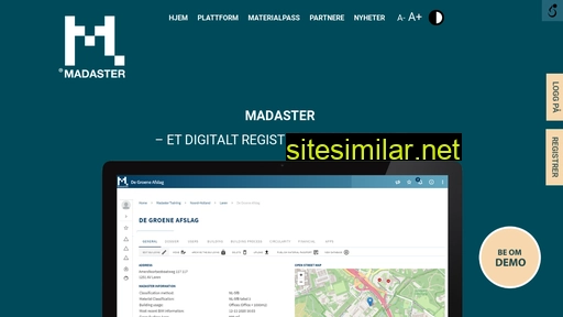 Madaster similar sites