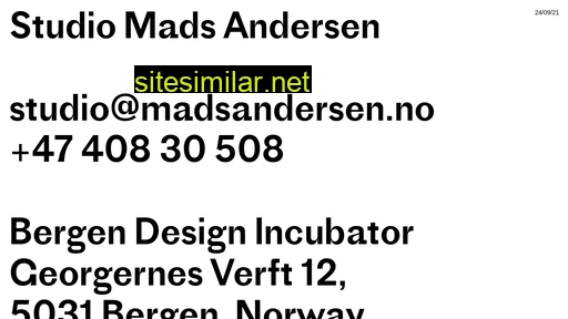 madsandersen.no alternative sites