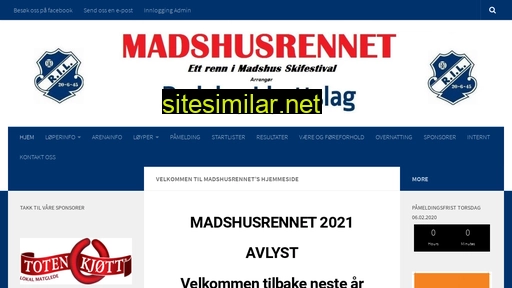 madshusrennet.no alternative sites