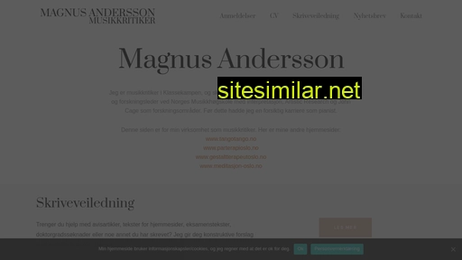 magnusandersson.no alternative sites