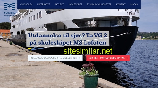 maritim-vgs.no alternative sites