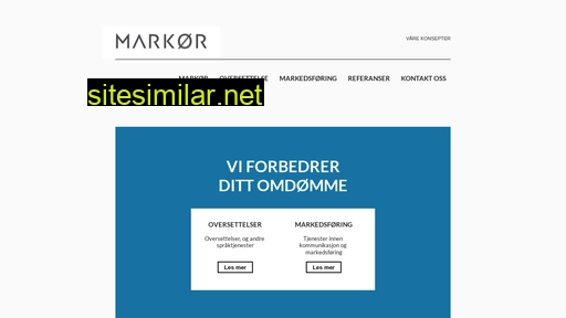markor.no alternative sites