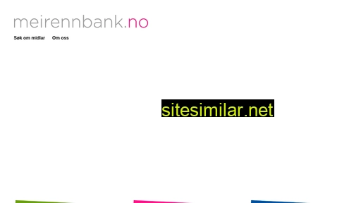 meirennbank.no alternative sites
