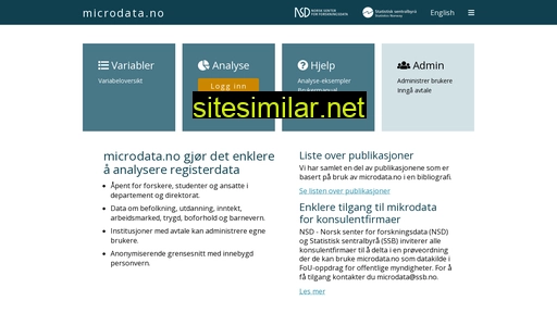 microdata.no alternative sites