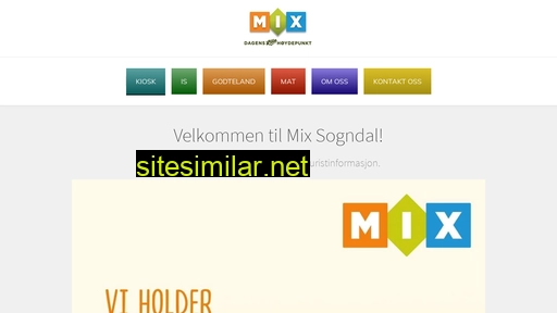 mixsogndal.no alternative sites
