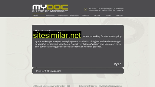 mydoc.no alternative sites