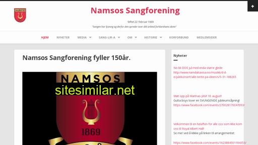 Namsos-sangforening similar sites