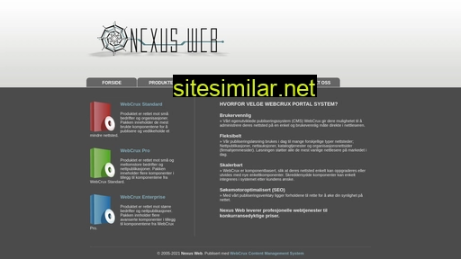 nexusweb.no alternative sites