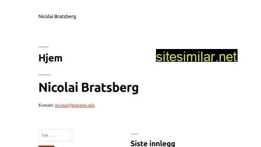 nicolaibratsberg.no alternative sites