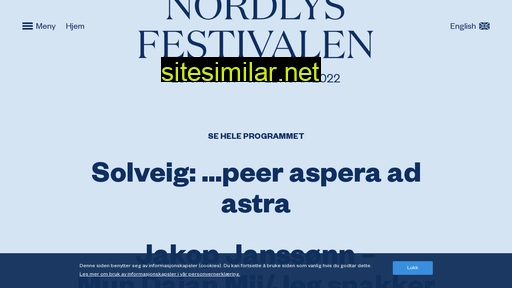 nordlysfestivalen.no alternative sites