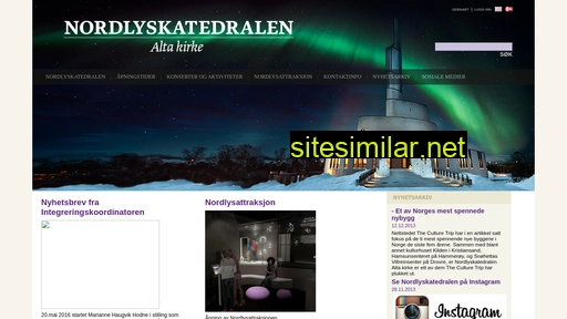 nordlyskatedral.no alternative sites
