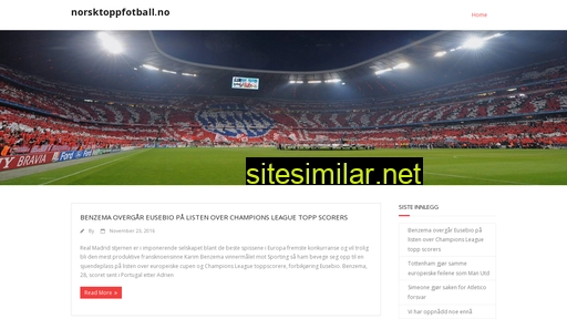 norsktoppfotball.no alternative sites