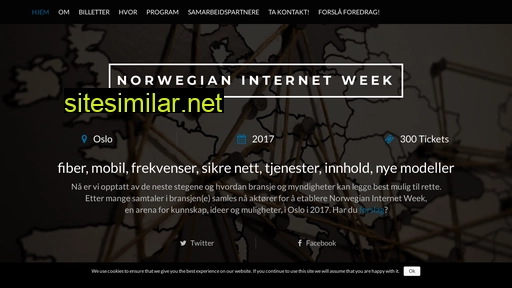 norwegianinternetweek.no alternative sites