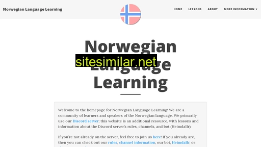 norwegianlanguagelearning.no alternative sites