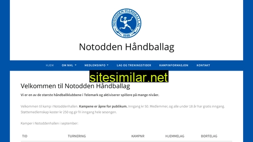 Notoddenhandball similar sites