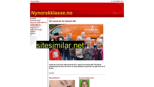 Nynorskklasse similar sites