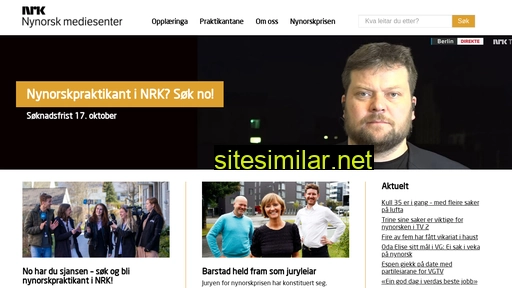 nynorskmediesenter.no alternative sites