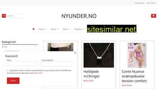 nyunder.no alternative sites